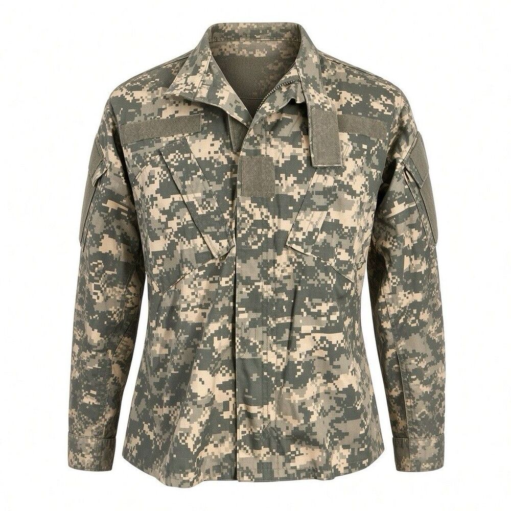 Vintage US Army Combat Desert Camo Jacket Shirt Women’s Size Medium NATO Hunting
